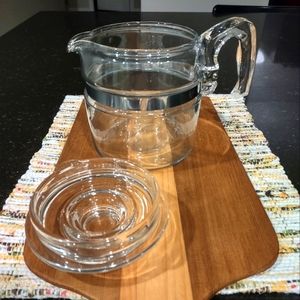 Impeccable PYREX stovetop 1970s flameware 7754-b 1952